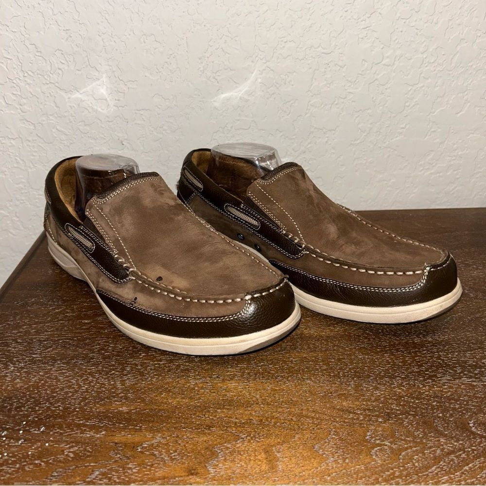 Florsheim Lakeside Moc Toe Slip On Loafer Shoes - Picture 2 of 10
